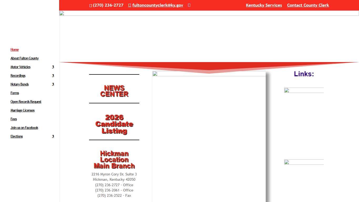 Fulton County KY Clerk Fulton County Clerk